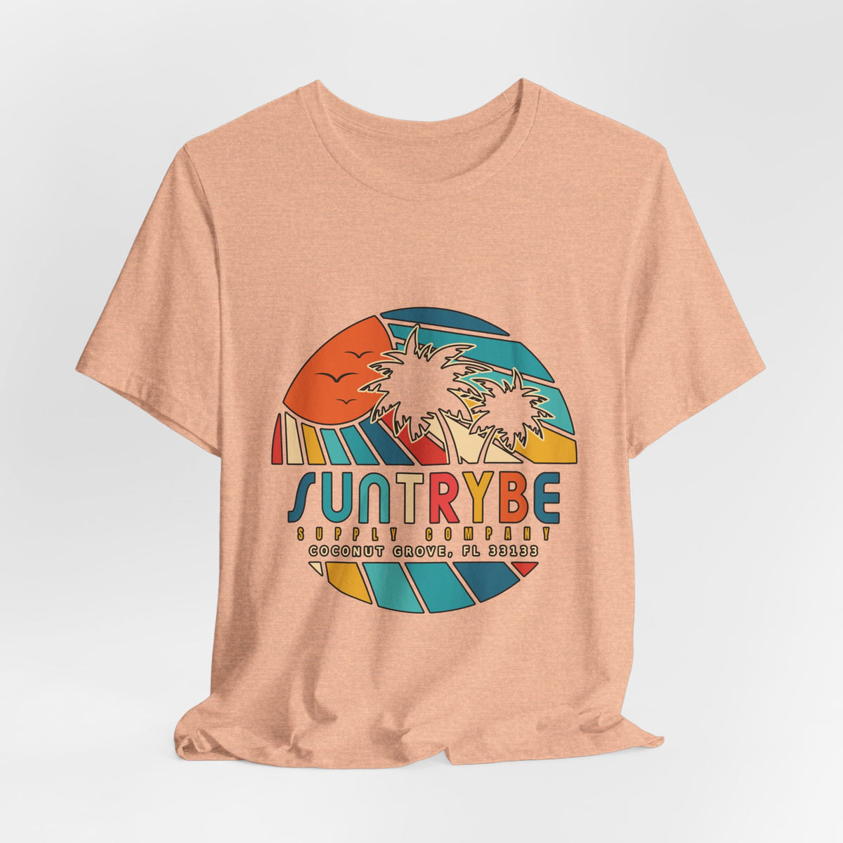 Rainbow Coconut Grove Vintage Sunset Tee by Suntrybe Supply Co.