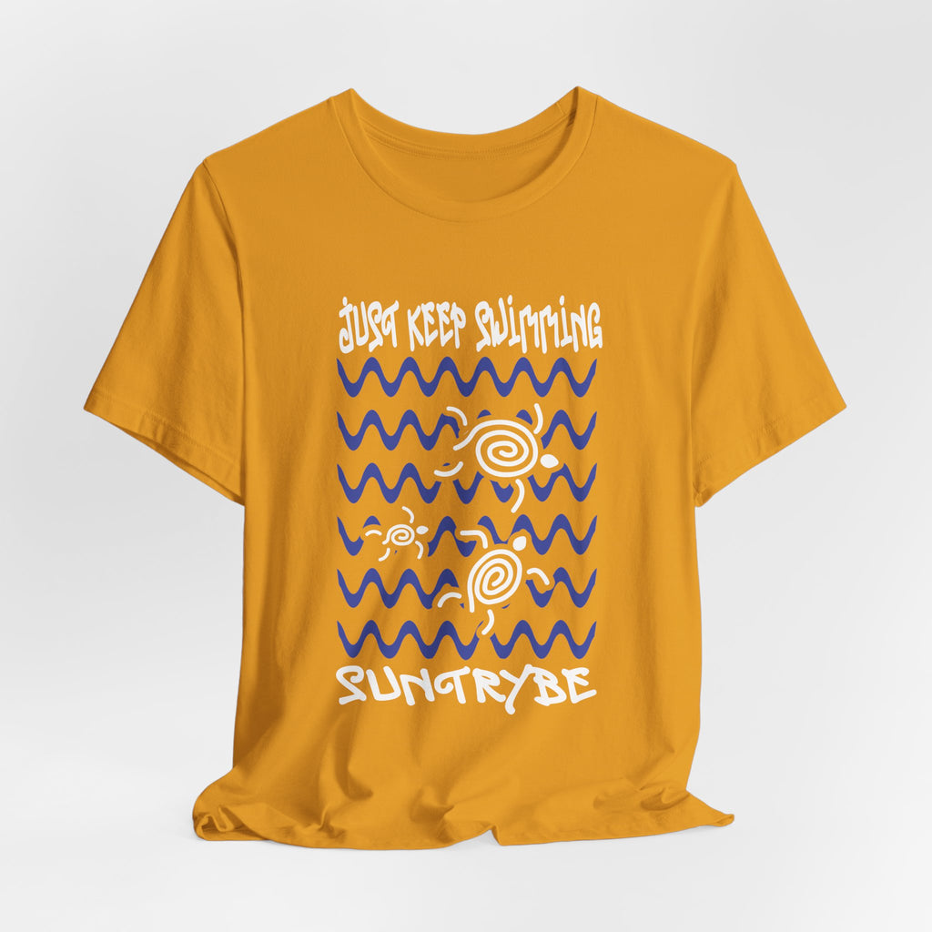 Just Keep Swimming - Swirly Turtles Tee by Suntrybe (Unisex)