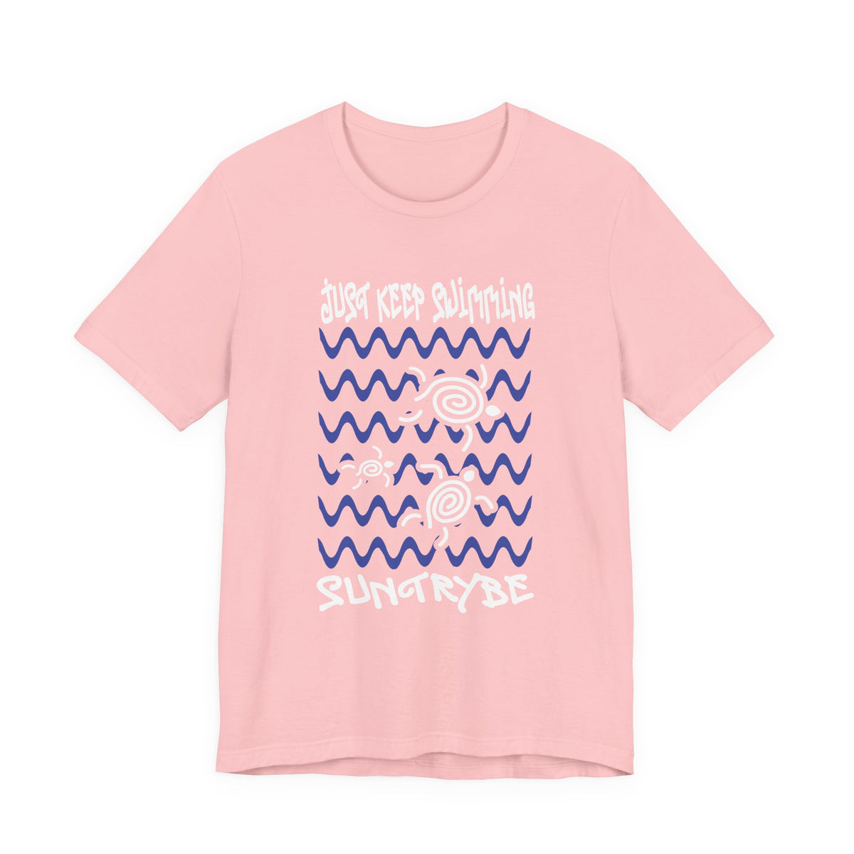 Just Keep Swimming - Swirly Turtles Tee by Suntrybe (Unisex)