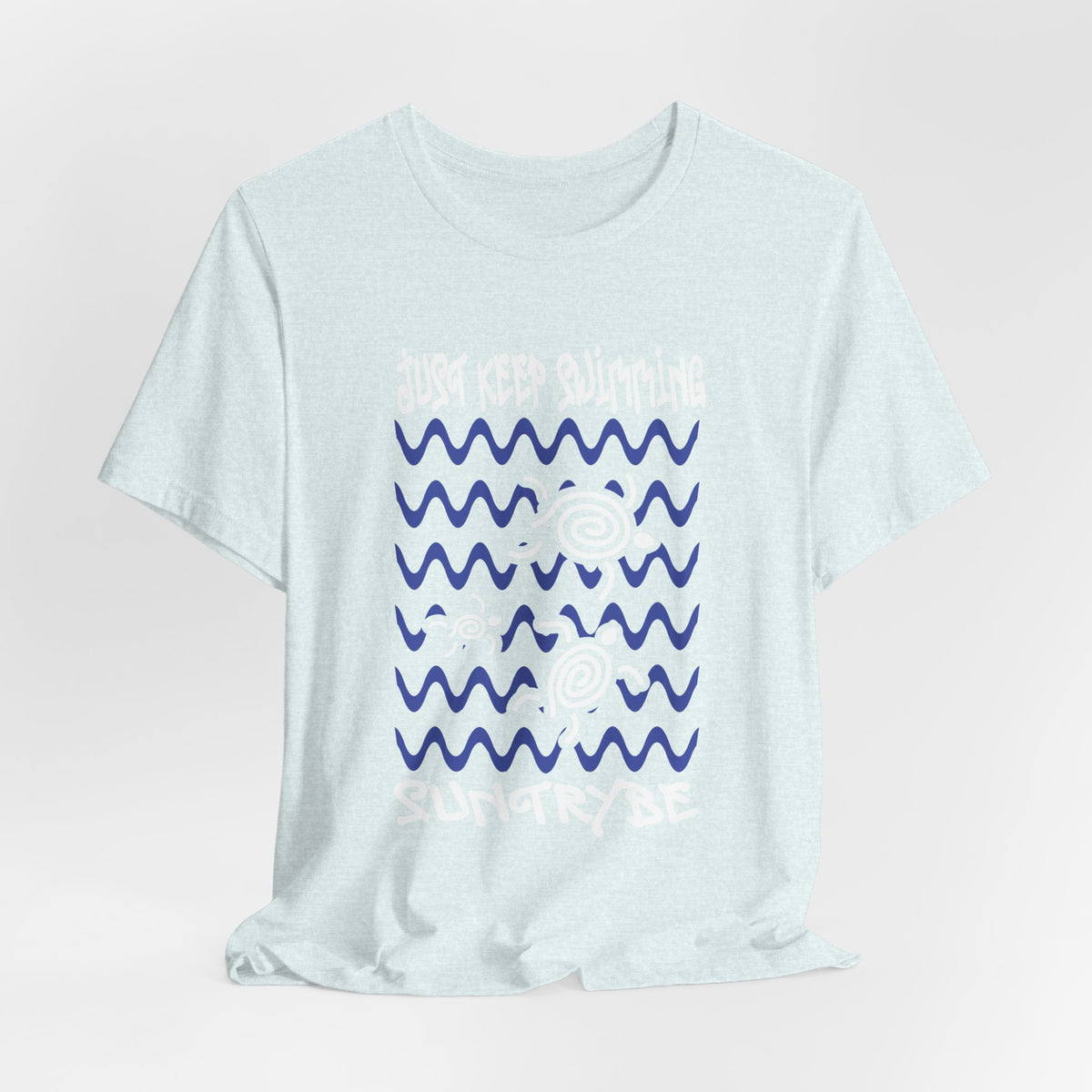 Just Keep Swimming - Swirly Turtles Tee by Suntrybe (Unisex)