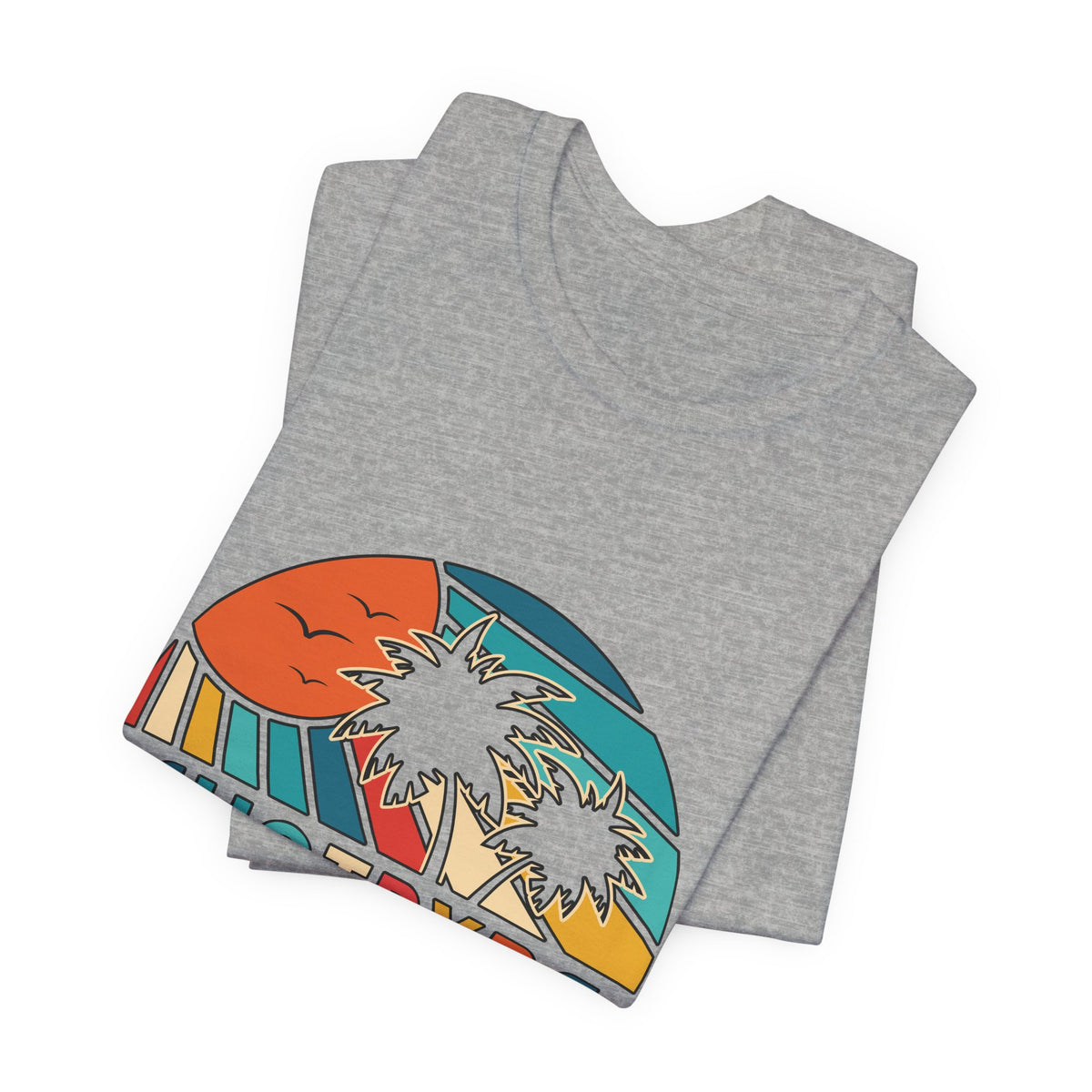 Rainbow Coconut Grove Vintage Sunset Tee by Suntrybe Supply Co.