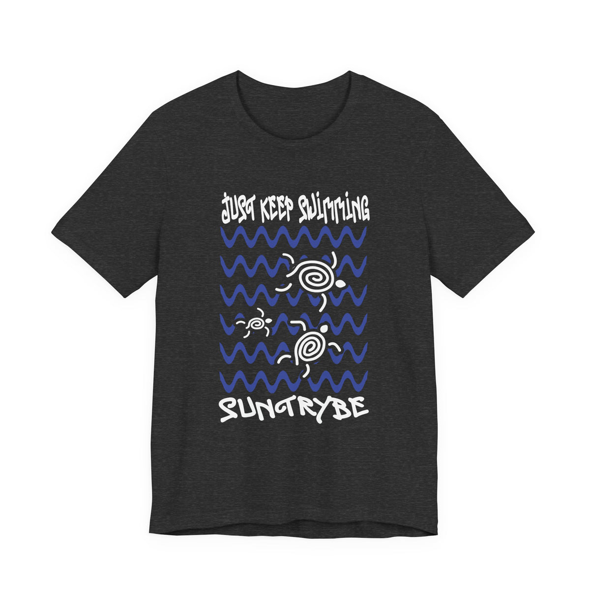 Just Keep Swimming - Swirly Turtles Tee by Suntrybe (Unisex)