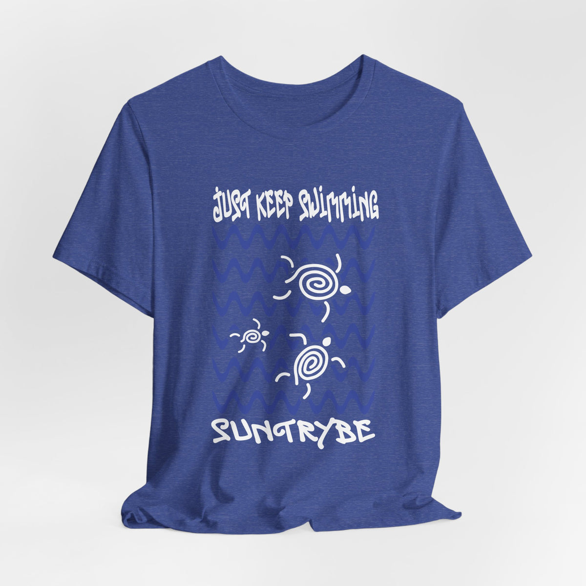 Just Keep Swimming - Swirly Turtles Tee by Suntrybe (Unisex)