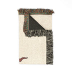SunTrybe Woven Blanket – Vintage Swirly Suntrybe Supply Co. Logo Throw