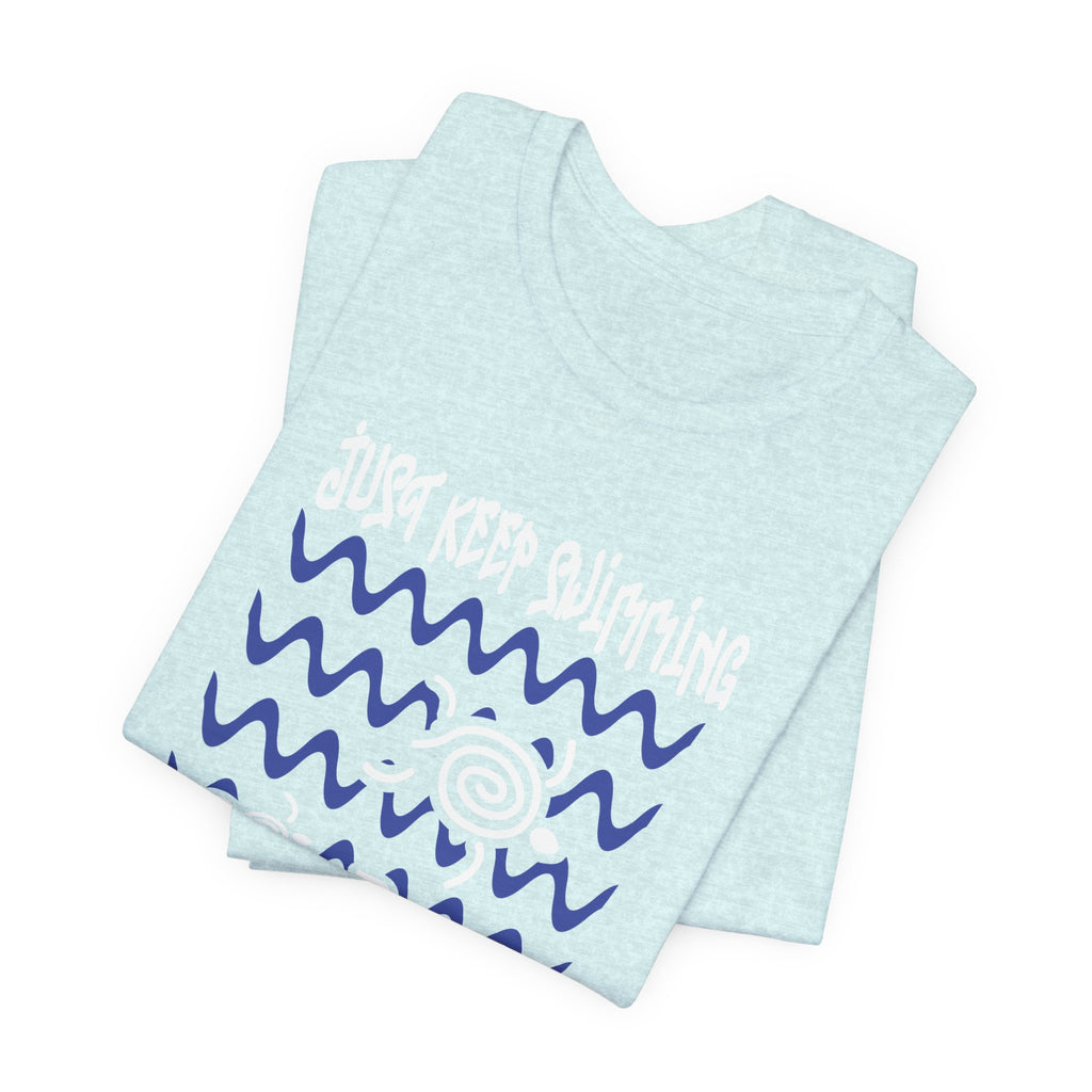 Just Keep Swimming - Swirly Turtles Tee by Suntrybe (Unisex)