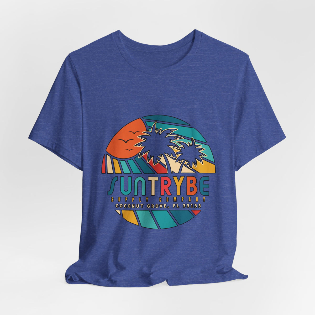 Rainbow Coconut Grove Vintage Sunset Tee by Suntrybe Supply Co.