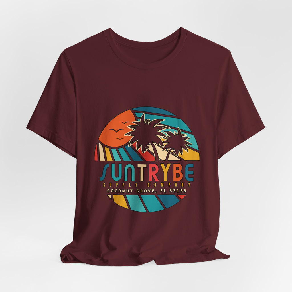 Rainbow Coconut Grove Vintage Sunset Tee by Suntrybe Supply Co.