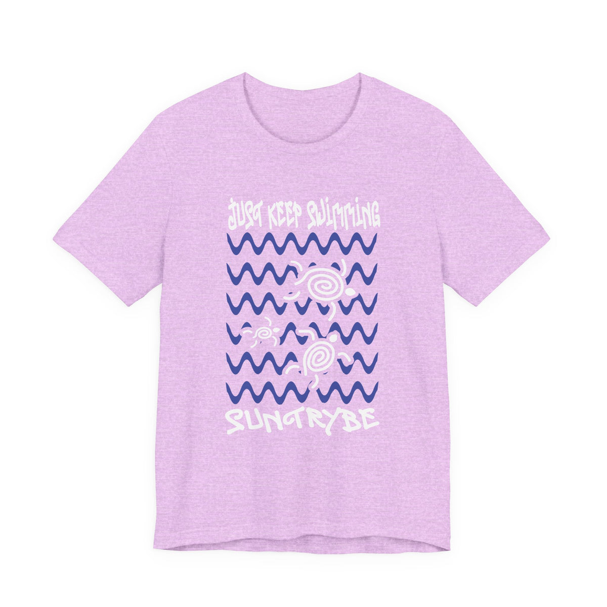 Just Keep Swimming - Swirly Turtles Tee by Suntrybe (Unisex)