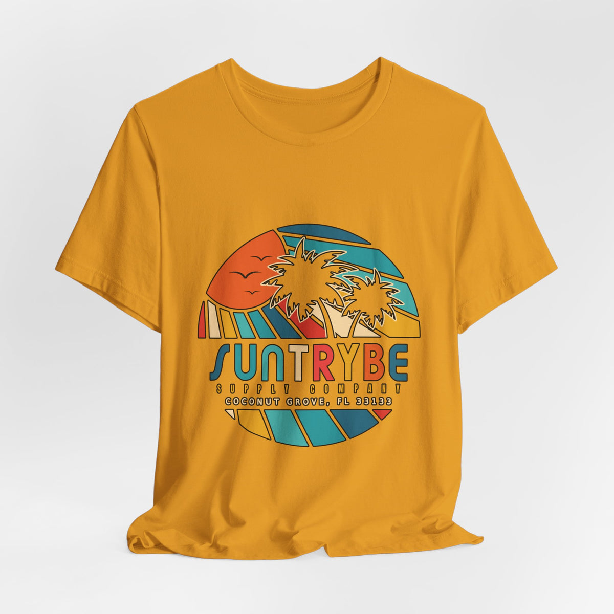 Rainbow Coconut Grove Vintage Sunset Tee by Suntrybe Supply Co.