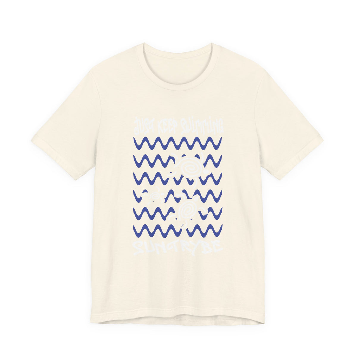 Just Keep Swimming - Swirly Turtles Tee by Suntrybe (Unisex)