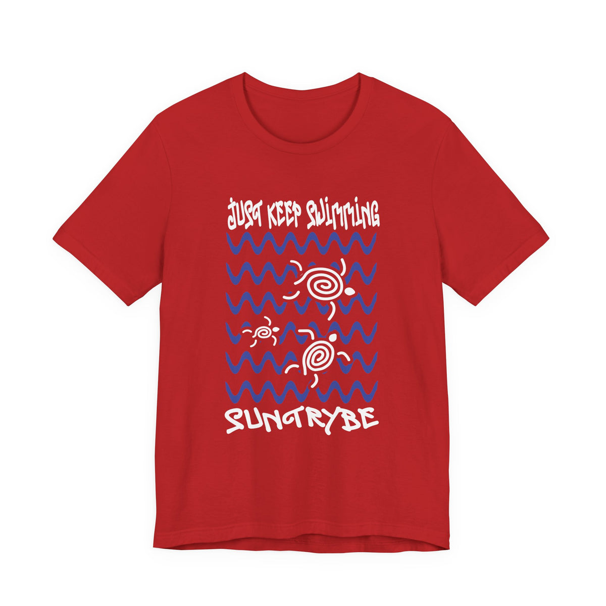Just Keep Swimming - Swirly Turtles Tee by Suntrybe (Unisex)