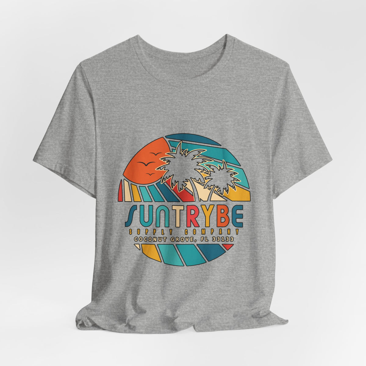 Rainbow Coconut Grove Vintage Sunset Tee by Suntrybe Supply Co.