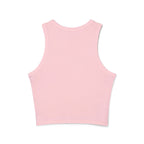 Life Is Better in the Sun - Sunset Palm Racer Crop Tank by Suntrybe Supply Co.