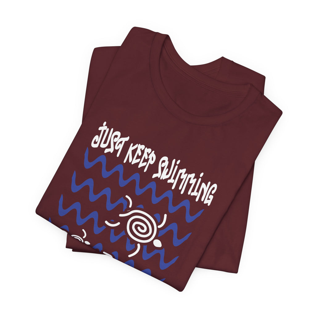 Just Keep Swimming - Swirly Turtles Tee by Suntrybe (Unisex)