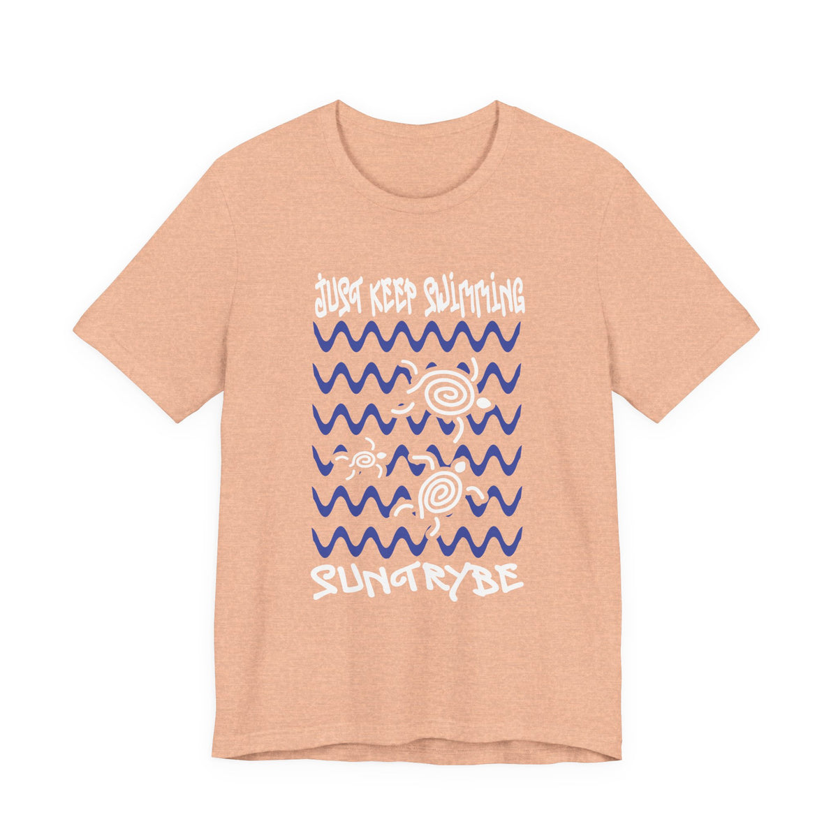 Just Keep Swimming - Swirly Turtles Tee by Suntrybe (Unisex)