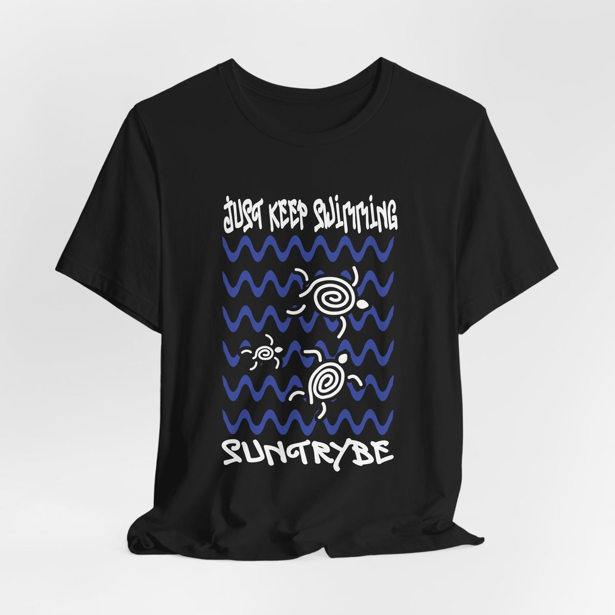 Just Keep Swimming - Swirly Turtles Tee by Suntrybe (Unisex)