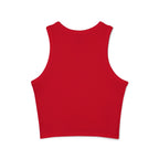 Life Is Better in the Sun - Sunset Palm Racer Crop Tank by Suntrybe Supply Co.
