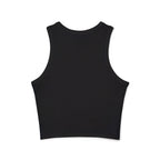 Life Is Better in the Sun - Sunset Palm Racer Crop Tank by Suntrybe Supply Co.