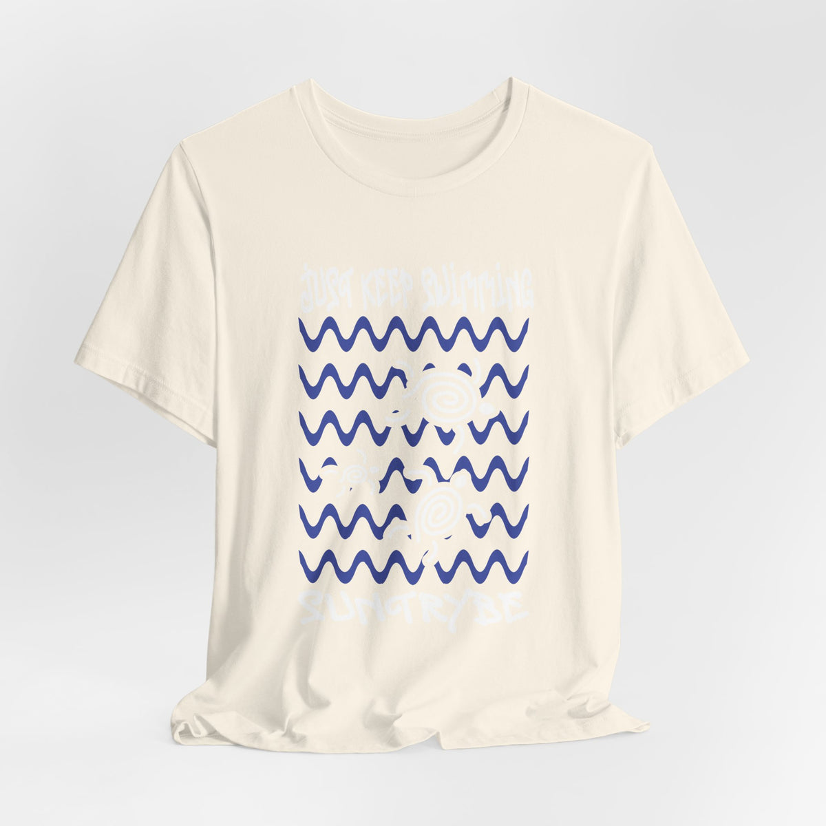 Just Keep Swimming - Swirly Turtles Tee by Suntrybe (Unisex)