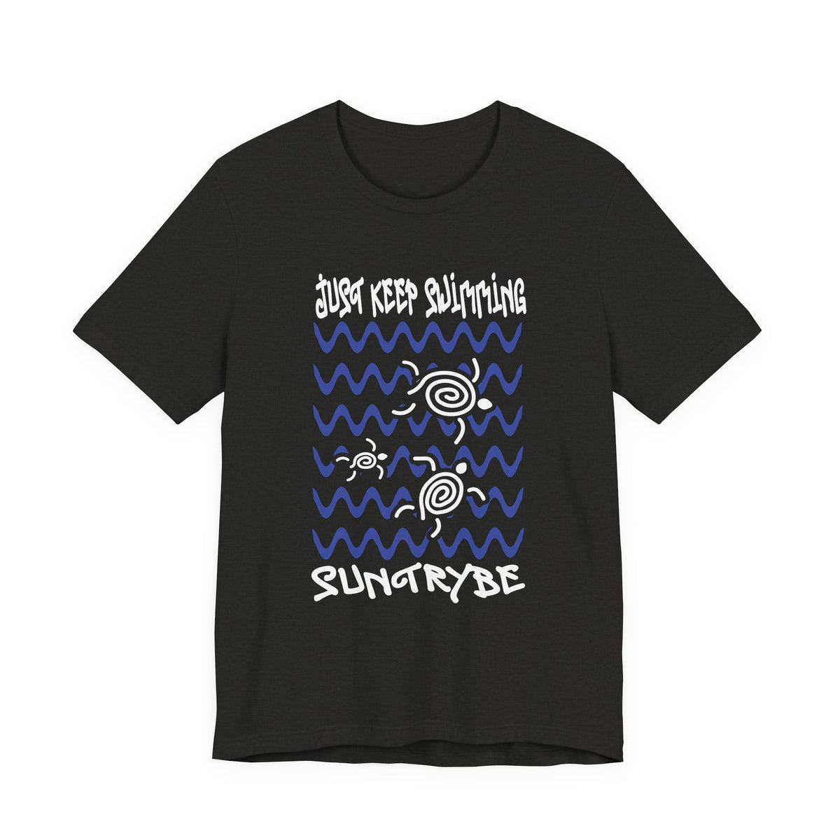 Just Keep Swimming - Swirly Turtles Tee by Suntrybe (Unisex)