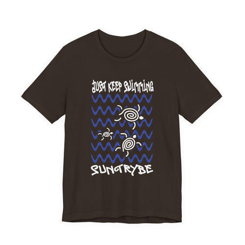 Just Keep Swimming - Swirly Turtles Tee by Suntrybe (Unisex)