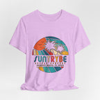 Rainbow Coconut Grove Vintage Sunset Tee by Suntrybe Supply Co.