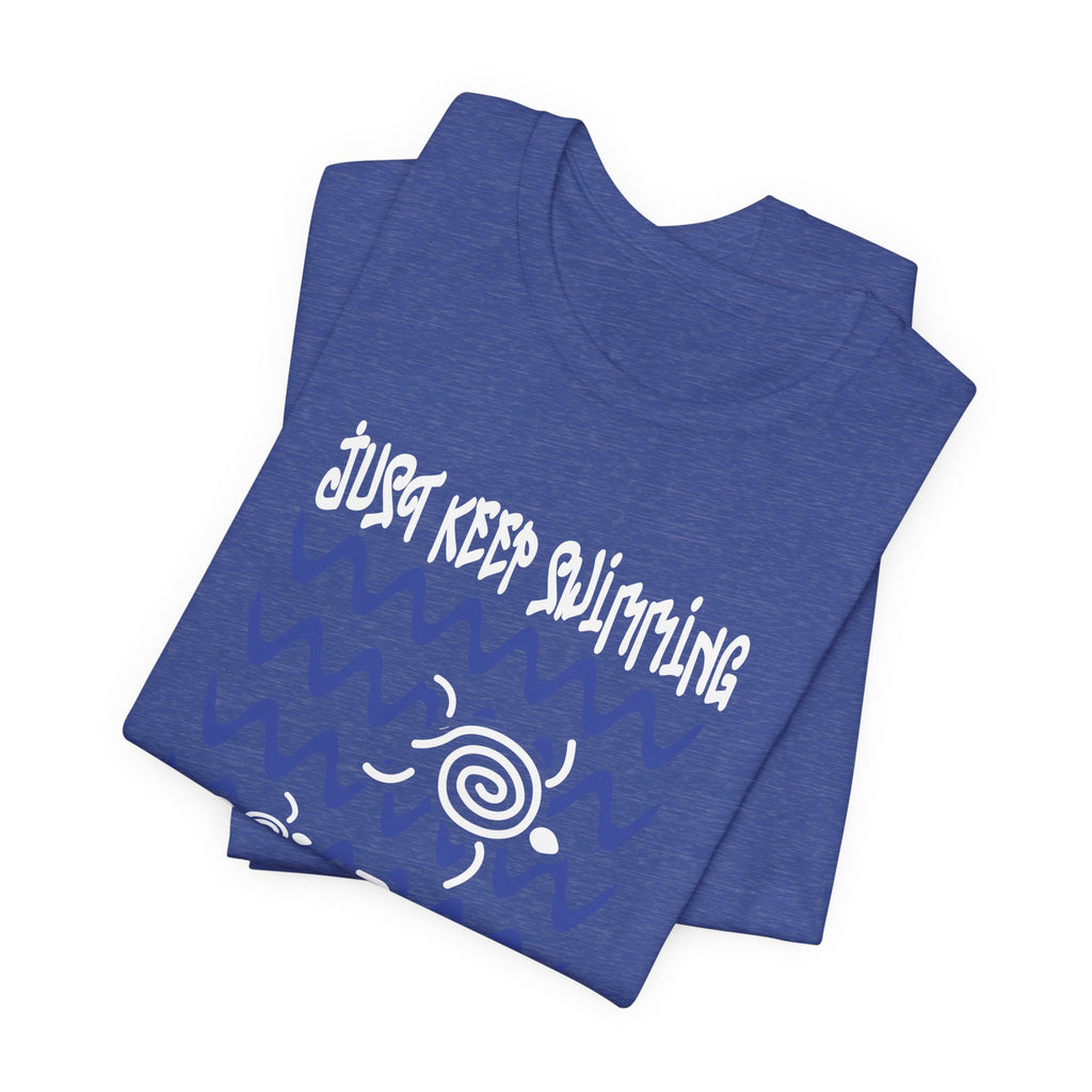 Just Keep Swimming - Swirly Turtles Tee by Suntrybe (Unisex)