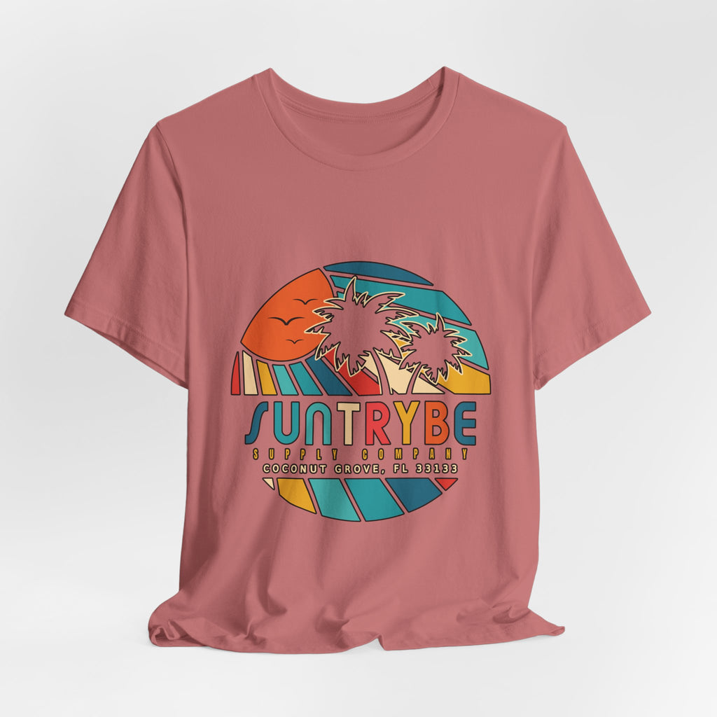 Rainbow Coconut Grove Vintage Sunset Tee by Suntrybe Supply Co.