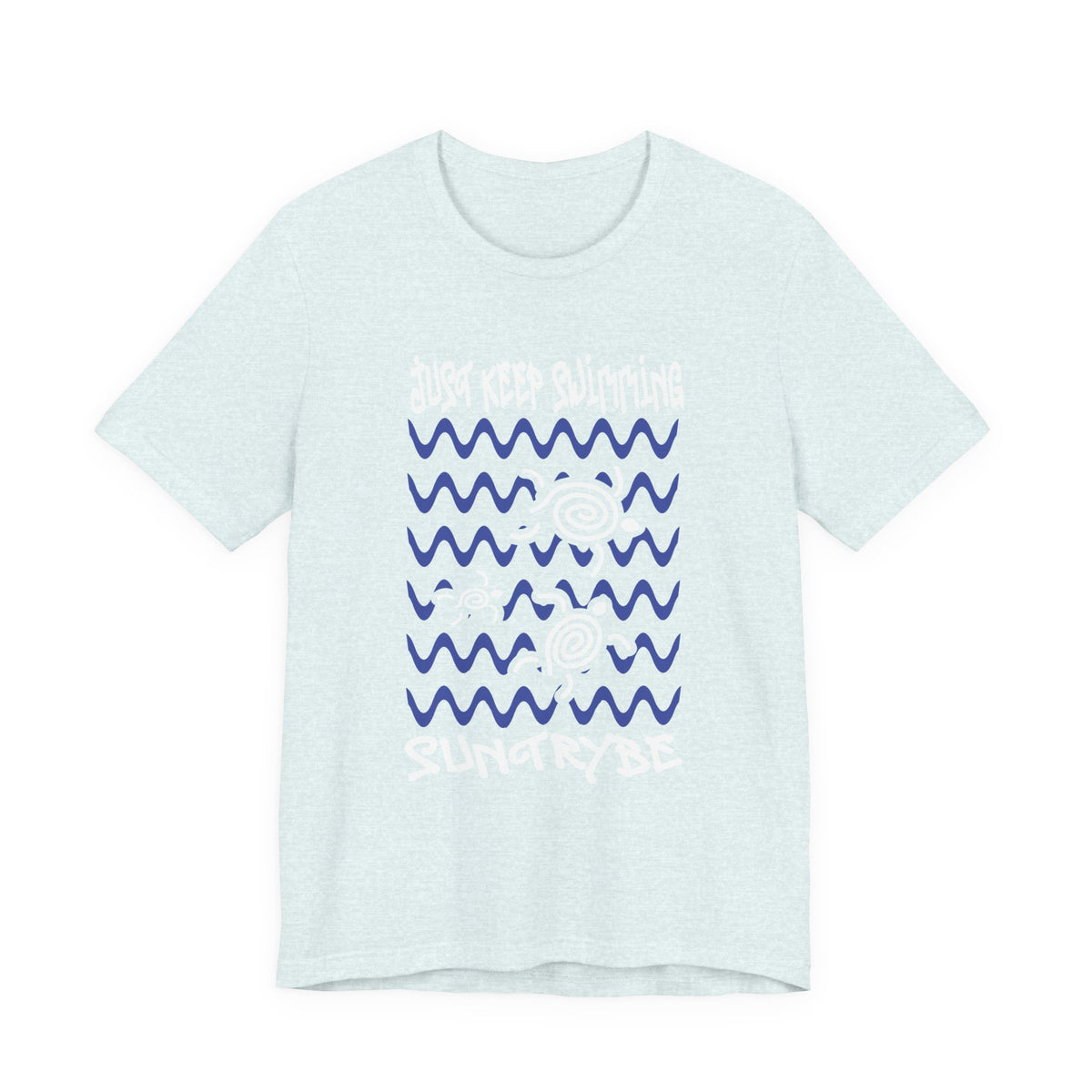 Just Keep Swimming - Swirly Turtles Tee by Suntrybe (Unisex)