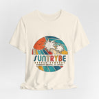Rainbow Coconut Grove Vintage Sunset Tee by Suntrybe Supply Co.