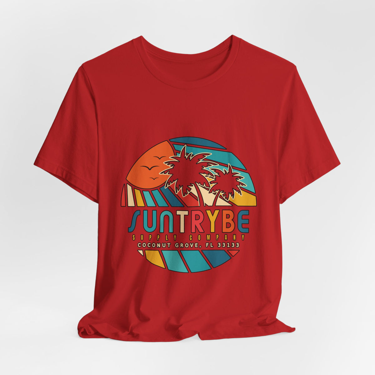 Rainbow Coconut Grove Vintage Sunset Tee by Suntrybe Supply Co.
