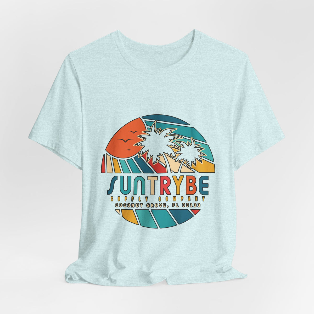 Rainbow Coconut Grove Vintage Sunset Tee by Suntrybe Supply Co.